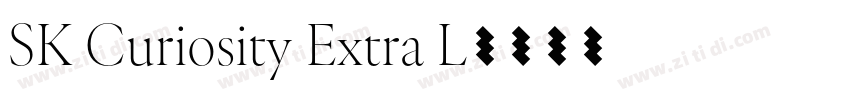 SK Curiosity Extra L字体转换
